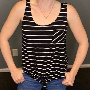 Ann Taylor Loft Women’s Casual Tie Front Tank